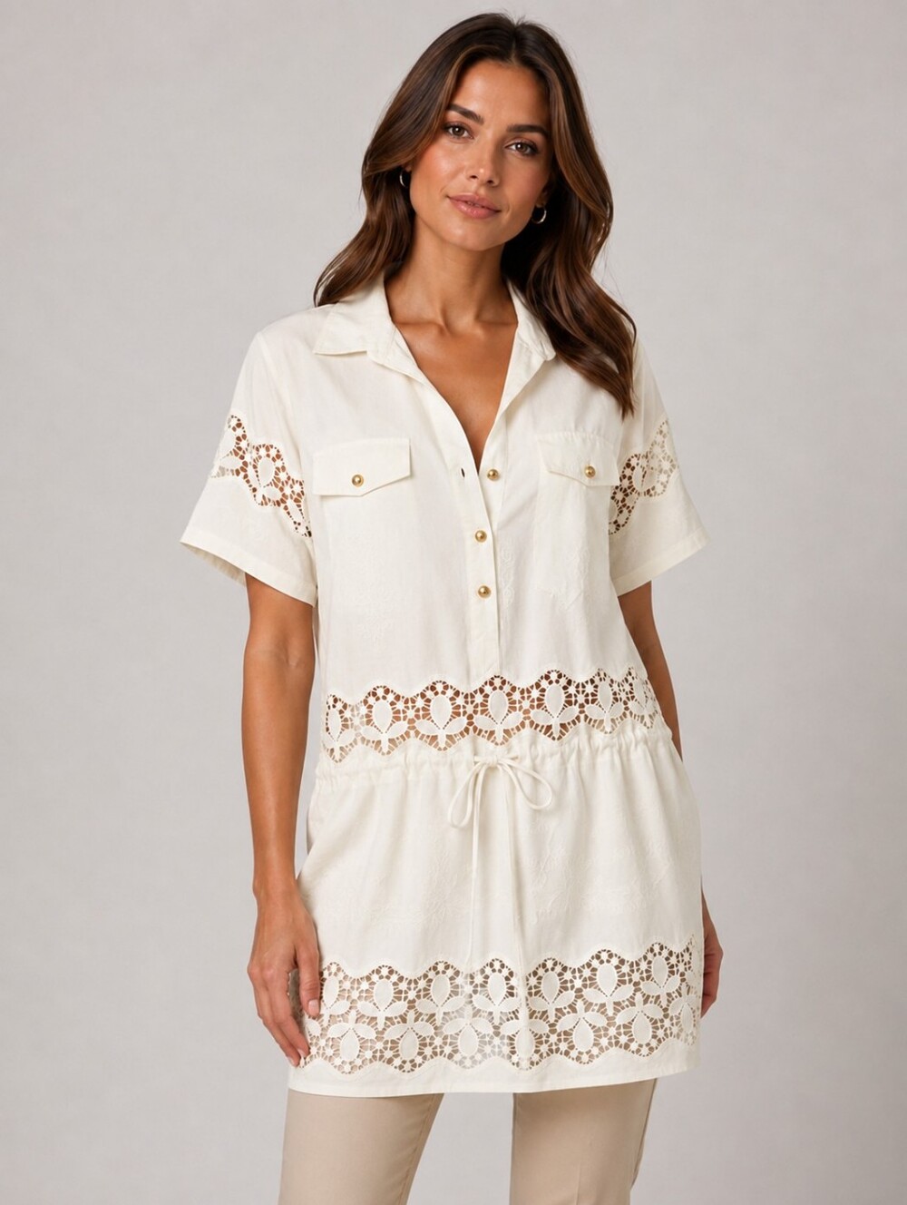 NWT, Women embroidered tunic.